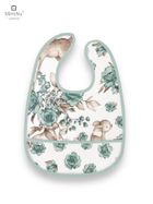 MimiNu, Słodka Sarenka, śliniak dla przedszkolaka z kieszonką, wodoodporny, mięta