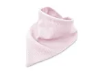 MimiNu, Soft, apaszka, prążek + gładki, pudrowy róż, 45-25 cm