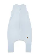 MimiNu, Soft, Flo, śpiworek do spania z nogawkami, prążek, baby blue, TOG 0.5-1, rozmiar S, 1-2.5 l