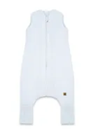 MimiNu, Soft, Flo, śpiworek do spania z nogawkami, prążek, baby blue, TOG 2-2.5, rozmiar S, 1-2.5 l