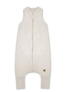 MimiNu, Soft, Flo, śpiworek do spania z nogawkami, prążek, beż, całoroczny, TOG 1.5-1.75, rozmiar M, 2-6 l