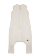 MimiNu, Soft, Flo, śpiworek do spania z nogawkami, prążek, beż, TOG 2-2.5, rozmiar S, 1-2.5 l