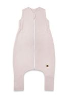 MimiNu, Soft, Flo, śpiworek do spania z nogawkami, prążek, pudrowy róż, TOG 0.5-1, rozmiar S, 1-2.5 l