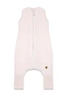 MimiNu, Soft, Flo, śpiworek do spania z nogawkami, prążek, pudrowy róż, TOG 2-2.5, rozmiar S, 1-2.5 l