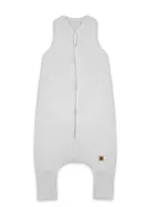 MimiNu, Soft, Flo, śpiworek do spania z nogawkami, prążek, szary, TOG 2-2.5, rozmiar M, 2-6 l