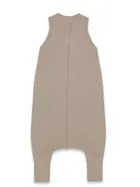 MimiNu, Soft, Flo, śpiworek letni z nogawkami, prążek, mokka, TOG 0.5-1.0, rozmiar M, 2-6l