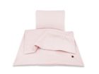MimiNu, Soft, zestaw: pościel z wypełnieniem, TOG 1.75, pudrowy róż, 75-100 cm