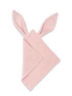 MimiNu, szmatka sensoryczna muślinowa, pudrowy róż, 30-30 cm