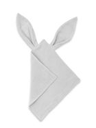 MimiNu, szmatka sensoryczna muślinowa, szary, 30-30 cm