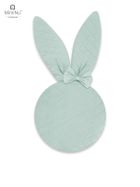 MimiNu, Zajączek, przytulanka do wózka, velvet pikowany, zimna mięta