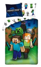 Minecraft, 2-częściowy komplet pościeli, 160-200 cm