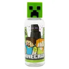 Minecraft, butelka plastikowa 3D ze słomką, 560 ml