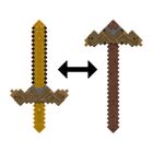 Minecraft, Miecz/Kilof 2 w 1, akcesorium z transformacją
