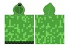 Minecraft, poncho, ręcznik z kapturem, 55-110 cm