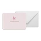 Mini kartka, hello bambino pink