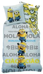 Minionki, 2-częściowy komplet pościeli, 160-200 cm