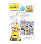 Minionki, kolorowanki, zestaw z kredkami i naklejkami
