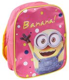 Minionki, plecak z nadrukiem, różowy