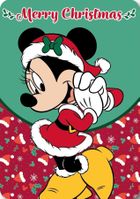 Minnie, koc polarowy, świąteczny, 100-140 cm