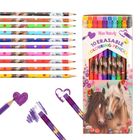 Miss Melody, kredki ścieralne, 10 kolorów