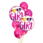 MK Trade, Baby Girl, zestaw balonów, 30-46 cm, 7 szt.