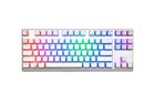 Modecom, Volcano Lanparty, Pudding Edition, klawiatura mechaniczna, biała RGB, niebieski przełącznik