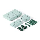 Modu, Curiosity Set, kreatywne klocki rozwijające motorykę dużą, z funkcją jeździka, miętowy