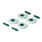 Modu, piankowe koła, zestaw uzupełniający do klocków aktywizujących, miętowe, 4 szt.