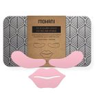 Mohani, Zestaw wielorazowych silikonowych płatków pod oczy i maski na usta, różowy