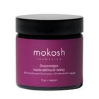 Mokosh, oczyszczająca maska-peeling do twarzy, figa z węglem, 60 ml