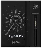 Moleskine, Harry Potter, notatnik z piórem kulkowym, czarne, Lumos, 1 szt.