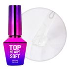 MollyLac, Top No Wipe Soft, top bez przemywania, Clear, 10g