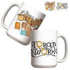 Molom, kubek, Born to Read, Forced to Work, 440 ml