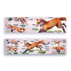 Molom, zakładka do książki, Skaczący lis