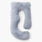 Momcozy, PP101, poduszka ciążowa w kształcie litery U, szara