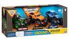Monster Jam, Grave Digger + El Toro Loco + Blue Thunder, zestaw 3 pojazdów, 1:64