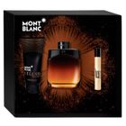 Mont Blanc, Legend Night, zestaw, woda perfumowana, spray, 100 ml + balsam po goleniu, 100 ml + miniatura wody perfumowanej, 7,5 ml