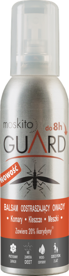 Moskito Guard, mleczko odstraszające komary kleszcze, bez DEET, 75 ml