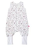 Motherhood, bawełniany śpiworek ocieplany, z nogawkami, TOG 2, wrzosowe listki, 1.5-2.5l