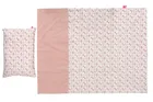 Motherhood, Classics, 2-częściowy komplet pościeli, kołderka z poduszką, różowy