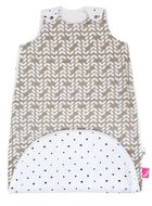 Motherhood, Classics Beżowy 2023, Zip-A Round, śpiworek muślinowy 2w1, TOG 0.5, 3-18 m