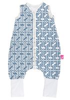 Motherhood, Classics Niebieski 2023, śpiworek muślinowy z nogawkami, TOG 0.5, 12-18 m