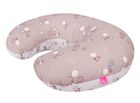 Motherhood, Fasolka, poduszka do karmienia, standard, różowe guziki