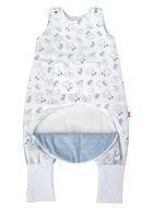 Motherhood, ocieplany śpiworek z nogawkami i kieszonką, TOG 2, niebieskie misie, 1.5-2.5l