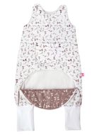 Motherhood, ocieplany śpiworek z nogawkami i kieszonką, TOG 2, wrzosowe listki, 1.5-2.5l