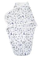 Motherhood, otulacz na rzep, niebieskie listki