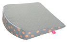 Motherhood, poduszka klin do wózka głębokiego, kropy różowe