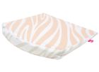 Motherhood, poduszka klin, mała, zebra łososiowa
