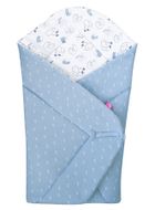 Motherhood, rożek bawełniany, wkład kokosowy, niebieskie misie, 75-75 cm