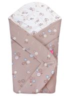 Motherhood, rożek bawełniany, wkład kokosowy, różowe guziki, 75-75 cm